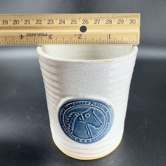Stone Pony Pottery Single Tumbler Cup Drinking Mug Signed Illinois American Cup - Picture 4 of 10